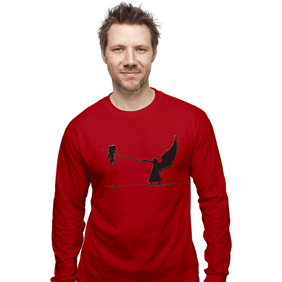 Shirts Long Sleeve Shirts, Unisex / Small / Red Despair