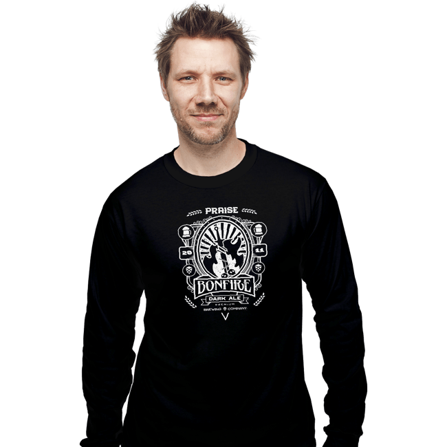 Shirts Long Sleeve Shirts, Unisex / Small / Black Bonfire