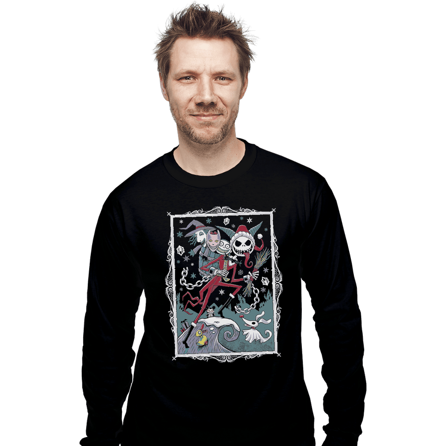 Shirts Long Sleeve Shirts, Unisex / Small / Black Jack Vom Krampus