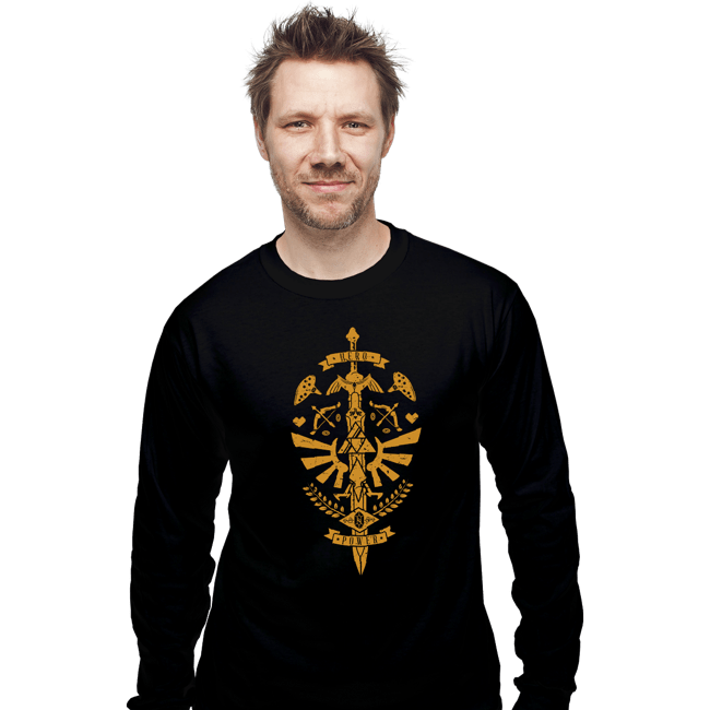Secret_Shirts Long Sleeve Shirts, Unisex / Small / Black Hero Power