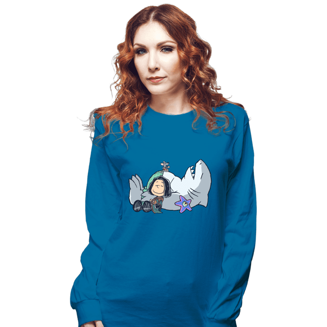 Secret_Shirts Long Sleeve Shirts, Unisex / Small / Sapphire Friend Not Nom Nom