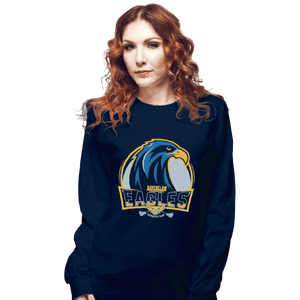 Shirts Long Sleeve Shirts, Unisex / Small / Navy Ravenclaw Eagles