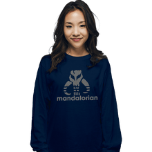 Load image into Gallery viewer, Shirts Long Sleeve Shirts, Unisex / Small / Navy Mando Athletics
