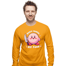 Load image into Gallery viewer, Secret_Shirts Long Sleeve Shirts, Unisex / Small / Gold Don&#39;t Touch My Food!
