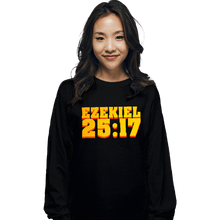 Load image into Gallery viewer, Secret_Shirts Long Sleeve Shirts, Unisex / Small / Black Ezekiel 25:17
