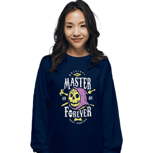 Shirts Long Sleeve Shirts, Unisex / Small / Navy Skeletor Forever