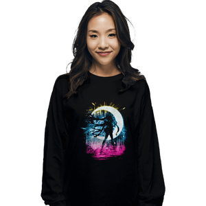 Shirts Long Sleeve Shirts, Unisex / Small / Black Sailor Moon Storm