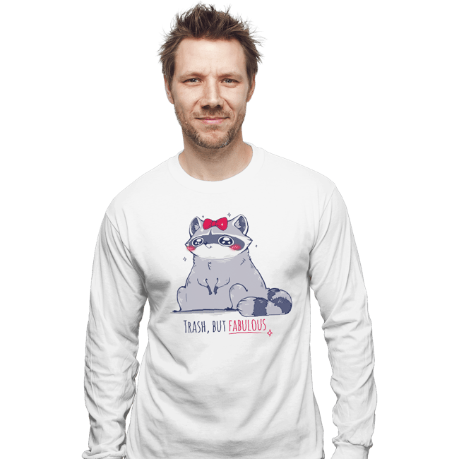 Shirts Long Sleeve Shirts, Unisex / Small / White Trash But Fabulous