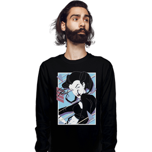 Shirts Long Sleeve Shirts, Unisex / Small / Black Aeon Flux
