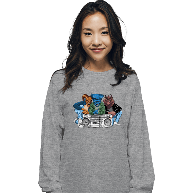 Shirts Long Sleeve Shirts, Unisex / Small / Sports Grey Beastiest Boys