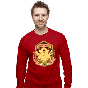 Shirts Long Sleeve Shirts, Unisex / Small / Red Fat Chocobo Gysahl