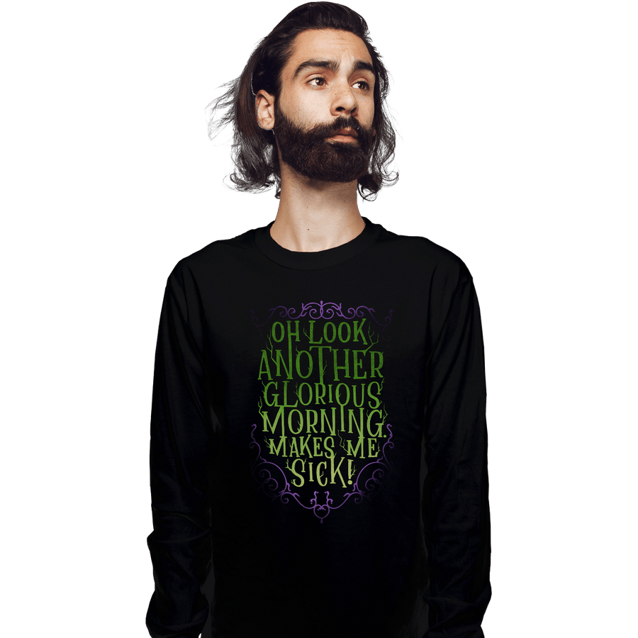 Shirts Long Sleeve Shirts, Unisex / Small / Black Another Glorious Morning