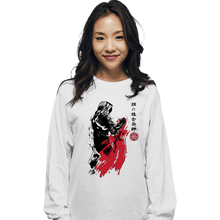 Load image into Gallery viewer, Secret_Shirts Long Sleeve Shirts, Unisex / Small / White Edward Sumi-e
