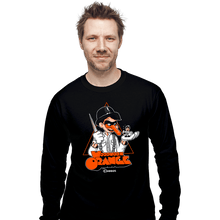 Load image into Gallery viewer, Secret_Shirts Long Sleeve Shirts, Unisex / Small / Black Woodwork Orange
