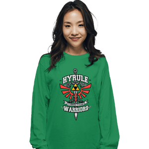 Shirts Long Sleeve Shirts, Unisex / Small / Irish Green Hyrule Warriors