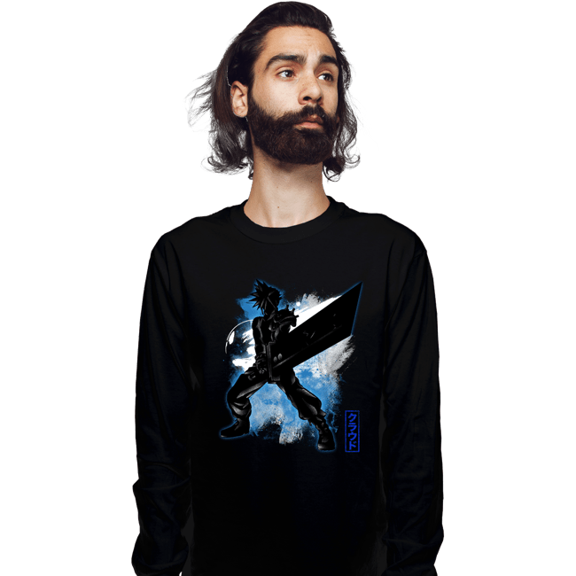 Shirts Long Sleeve Shirts, Unisex / Small / Black Cosmic Ex Soldier