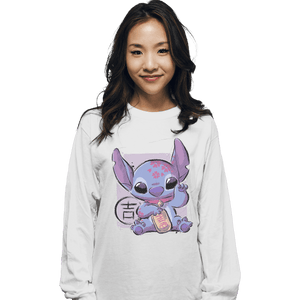 Shirts Long Sleeve Shirts, Unisex / Small / White Maneki Stitch