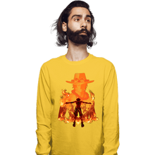 Load image into Gallery viewer, Daily_Deal_Shirts Long Sleeve Shirts, Unisex / Small / Gold Ace Shadow
