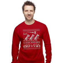 Load image into Gallery viewer, Secret_Shirts Long Sleeve Shirts, Unisex / Small / Red We Three Kings
