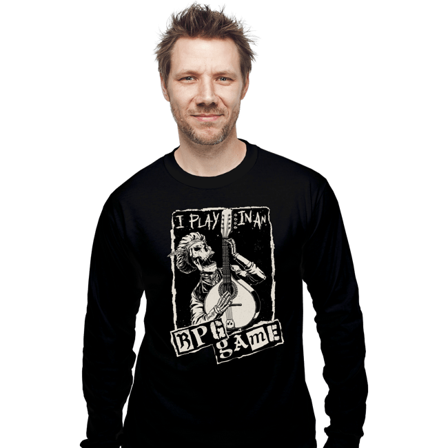 Secret_Shirts Long Sleeve Shirts, Unisex / Small / Black I Play In A Band