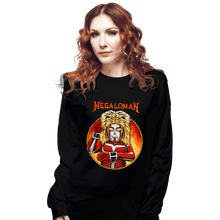Load image into Gallery viewer, Shirts Long Sleeve Shirts, Unisex / Small / Black Megaloman
