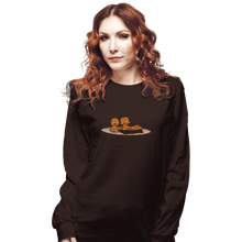 Load image into Gallery viewer, Shirts Long Sleeve Shirts, Unisex / Small / Dark Chocolate Cookietanic
