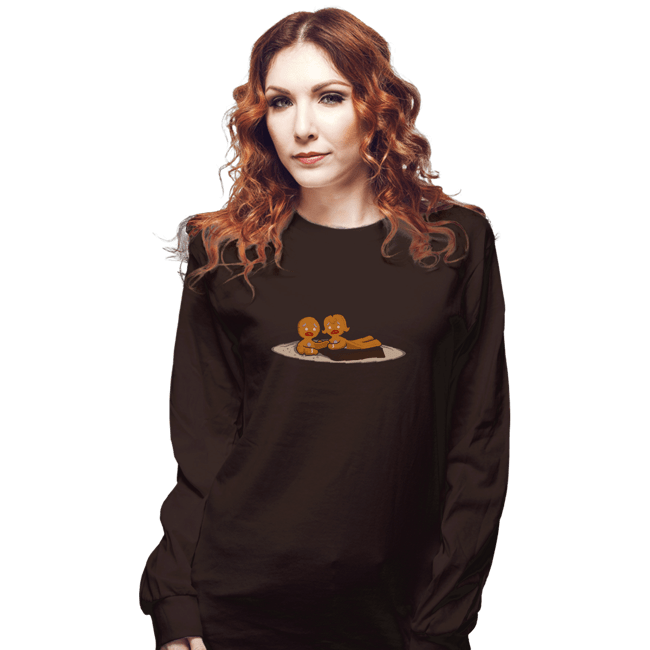 Shirts Long Sleeve Shirts, Unisex / Small / Dark Chocolate Cookietanic