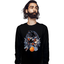 Load image into Gallery viewer, Daily_Deal_Shirts Long Sleeve Shirts, Unisex / Small / Black Dragon Crest
