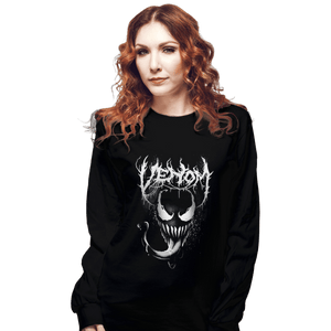 Shirts Long Sleeve Shirts, Unisex / Small / Black Venom Metal