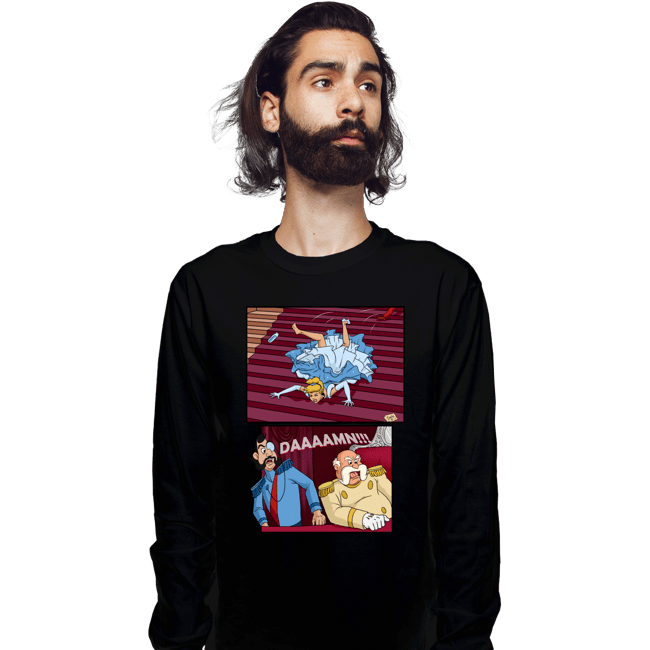Secret_Shirts Long Sleeve Shirts, Unisex / Small / Black Falling Princess