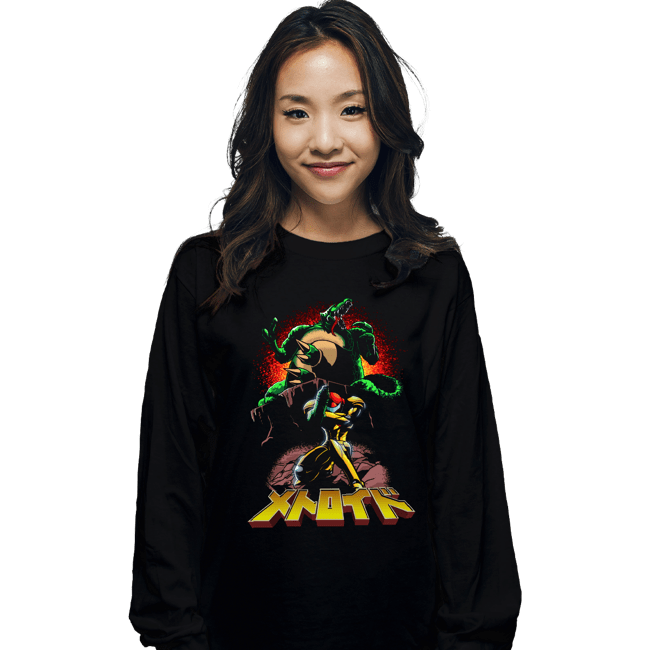 Daily_Deal_Shirts Long Sleeve Shirts, Unisex / Small / Black Space Maiden