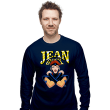 Load image into Gallery viewer, Daily_Deal_Shirts Long Sleeve Shirts, Unisex / Small / Navy Jean Grey 97
