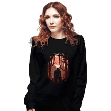 Load image into Gallery viewer, Shirts Long Sleeve Shirts, Unisex / Small / Black WhiteWolf
