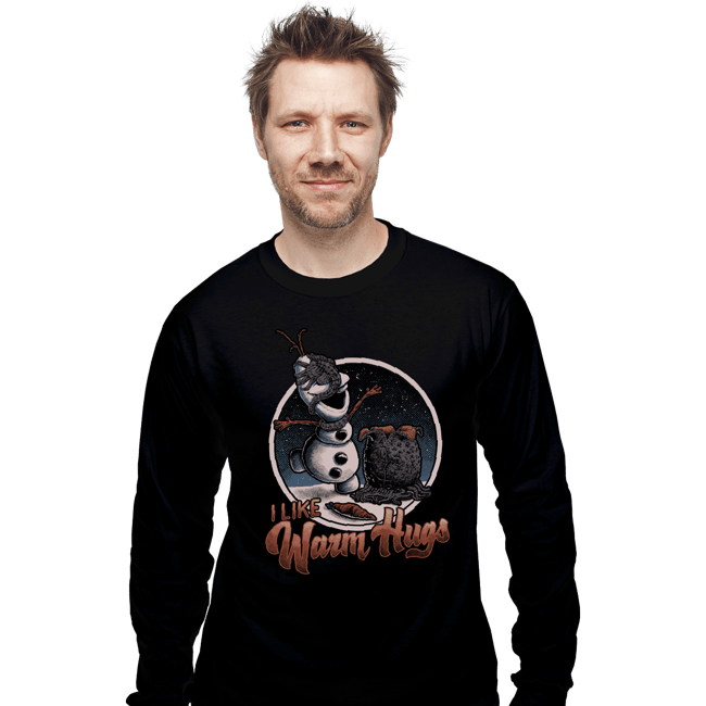 Daily_Deal_Shirts Long Sleeve Shirts, Unisex / Small / Black Alien Hugs