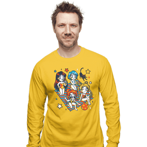 Secret_Shirts Long Sleeve Shirts, Unisex / Small / Gold Summer Moon