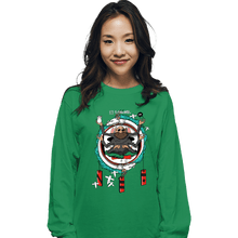 Load image into Gallery viewer, Shirts Long Sleeve Shirts, Unisex / Small / Irish Green Bathhouse Crest
