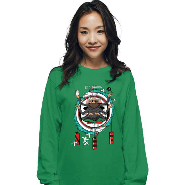 Shirts Long Sleeve Shirts, Unisex / Small / Irish Green Bathhouse Crest