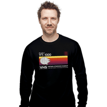 Load image into Gallery viewer, Daily_Deal_Shirts Long Sleeve Shirts, Unisex / Small / Black Vintage Hyperdrive Starship
