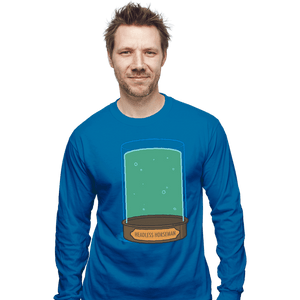 Shirts Long Sleeve Shirts, Unisex / Small / Sapphire Empty Jar