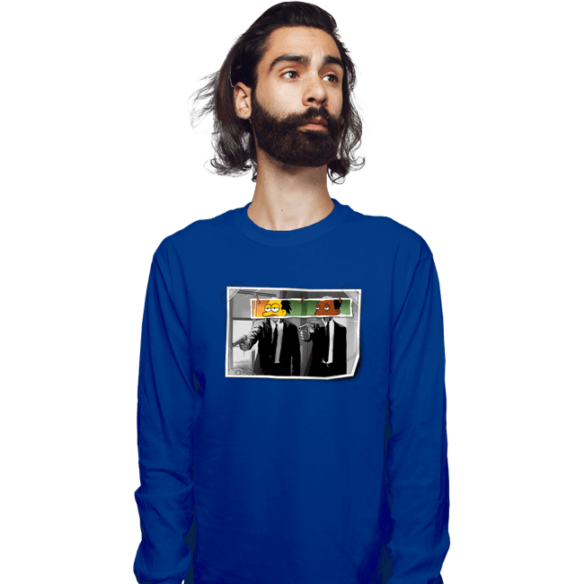 Daily_Deal_Shirts Long Sleeve Shirts, Unisex / Small / Royal Blue Nuclear Fiction