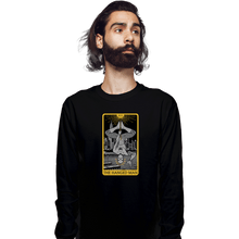 Load image into Gallery viewer, Shirts Long Sleeve Shirts, Unisex / Small / Black Tarot The Hanged Man
