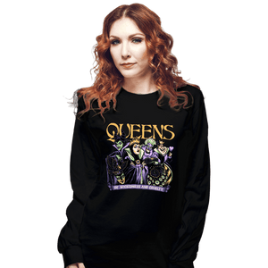 Daily_Deal_Shirts Long Sleeve Shirts, Unisex / Small / Black Queens Of Wickedness