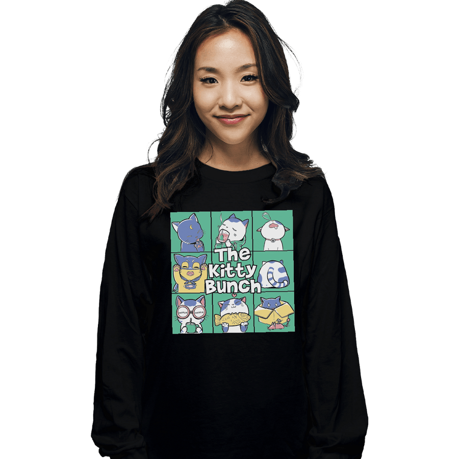 Shirts Long Sleeve Shirts, Unisex / Small / Black The Kitty Bunch
