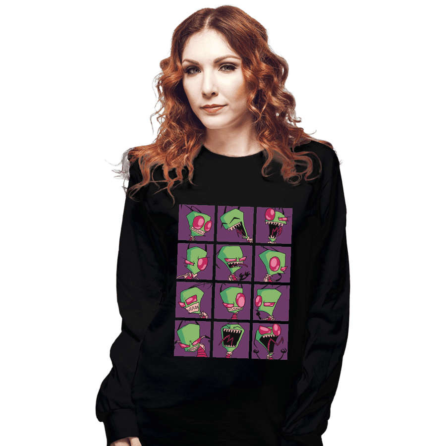 Shirts Long Sleeve Shirts, Unisex / Small / Black Zim Expressions