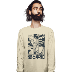 Secret_Shirts Long Sleeve Shirts, Unisex / Small / Natural Trigun Gunsmoke