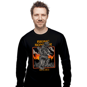 Secret_Shirts Long Sleeve Shirts, Unisex / Small / Black Bionic Monster
