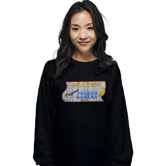 Shirts Long Sleeve Shirts, Unisex / Small / Black Bluth Banana Stand