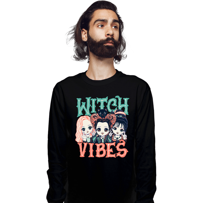 Secret_Shirts Long Sleeve Shirts, Unisex / Small / Black Witchy Vibes