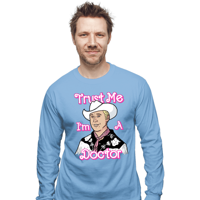 Secret_Shirts Long Sleeve Shirts, Unisex / Small / Powder Blue Doctor Doll