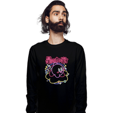 Load image into Gallery viewer, Daily_Deal_Shirts Long Sleeve Shirts, Unisex / Small / Black Neon Kirby
